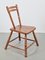 Vintage Bobbin Chair Oak Wood 40s Side Chair Authentic, 1940s 1