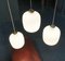 Mid-Century German Balloon Glass Pendant Lamps, 1960s, Set of 3 19