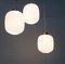 Mid-Century German Balloon Glass Pendant Lamps, 1960s, Set of 3 7