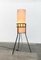 Mid-Century Eastern German GDR Rocket Tripod Floor Lamp from Leuchtenbau Saller, 1960s 10