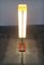 Lámpara de pie era espacial alemana Mid-Century de fibra de vidrio de Hustadt Leuchten, años 60, Imagen 10