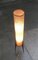 Lámpara de pie Rocket con trípode Mid-Century de teca, años 60, Imagen 12