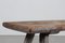 Mid 19th Century Swedish Bench in Pine with Fragments of Grey Paint, Image 9