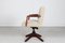 Vintage Swivel Chair with Leather from Hans J. Wegner, 1940s, Image 3