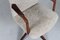 Chaise Pivotante Vintage avec Cuir de Hans J. Wegner, 1940s 9