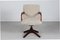 Chaise Pivotante Vintage avec Cuir de Hans J. Wegner, 1940s 1