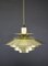 Danish Jeka Metaltryk Verona Pendant Light by Kurt Wiborg, 1970s, Image 1