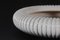 Large Danish Art Deco Ribbed Bowl with White Glaze by Michael Andersen, 1930s, Image 3