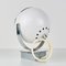 Mid-Century White Wall Lamp Eyeball, Italy, 1960s, Image 10