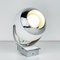 Mid-Century White Wall Lamp Eyeball, Italy, 1960s 9
