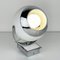 Mid-Century White Wall Lamp Eyeball, Italy, 1960s 2