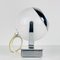 Weiße Mid-Century Wandlampe Eyeball, Italien, 1960er 11