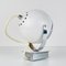 Mid-Century White Wall Lamp Eyeball, Italy, 1960s 4