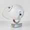 Weiße Mid-Century Wandlampe Eyeball, Italien, 1960er 4