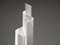 Lampada da terra a forma di tubo di scappamento in vetro acrilico nello stile di Goffredo Reggiani, Italia, inizio XXI secolo, Immagine 3