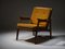 Mid-Century Centa Paddle Armchair with Ginger Velvet Upholstery, England, 1950s 5