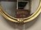 Very Pretty French Oval Gilt Wall Mirror, 1960s 2