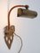 Art Nouveau Hammered Brass Sconce or Wall Lamp, Germany, 1900s 6