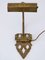 Art Nouveau Hammered Brass Sconce or Wall Lamp, Germany, 1900s 1