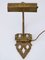 Art Nouveau Hammered Brass Sconce or Wall Lamp, Germany, 1900s, Image 1
