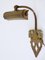 Art Nouveau Hammered Brass Sconce or Wall Lamp, Germany, 1900s 3