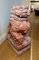 Estatua grande de perro Foo de mármol chino, Imagen 5