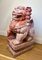 Estatua grande de perro Foo de mármol chino, Imagen 1