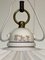 Ceramic and Brass Ceiling Lamp by Aldo Bernardi, Italy, 1990s 3