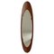 Large Oval Mirror in Curved Wood by Campo e Graffi for Stilcasa, Italy, 1950s, Image 2