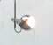 Lámpara de pie era espacial Mid-Century de metal cromado y arco de Cosack, años 60, Imagen 11