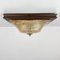 Lampada da soffitto vintage in vetro di Murano ghiacciato, Italia, anni '70, Immagine 4