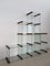 Glass and Wood Bookcase by Pierangelo Gallotti for Gallotti and Radice, 1980s 1