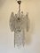 Murano Glass & Steel Chandelier, 1970s, Image 1