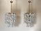 Murano Glass Ceiling Lights, 1980s, Set of 2 1