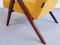 Mid-Century Model B 310 Var Easy Chair in Yellow Tweed, 1960s 6