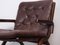 Leather Folding Chairs from Ekornes Norway, 1960s, Set of 2 10