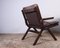 Leather Folding Chairs from Ekornes Norway, 1960s, Set of 2, Image 7