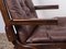Leather Folding Chairs from Ekornes Norway, 1960s, Set of 2 2