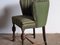 Art Deco Brutalist Dining Chairs, 1930s, Set of 4 4