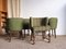 Art Deco Brutalist Dining Chairs, 1930s, Set of 4 7