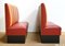 Bistro Leather Bistro Lounge Chairs, 1970s, Set of 2 14