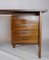 Freestanding Desk in Rosewood by Bjerringbro Furniture, 1960s 5
