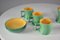 Italian Ceramic Tea or Coffee Service attributed to Massimo Iosa Ghini for Naj-Olea,1985, Set of 10 4