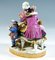 Meissen Rococo Genre Group the Happy Parents attribué à MV Acier, 1860s 4