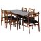 Dining Table & Chairs by Johannes Andersen, 1950, Set of 6 1