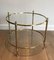 Small Round Brass Coffee Table from Maison Baguès, 1940s 11