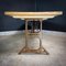 Industrial Dining Table in Beech 3