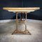 Industrial Dining Table in Beech, Image 3