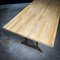 Industrial Dining Table in Beech 10