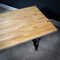 Industrial Dining Table in Beech 11